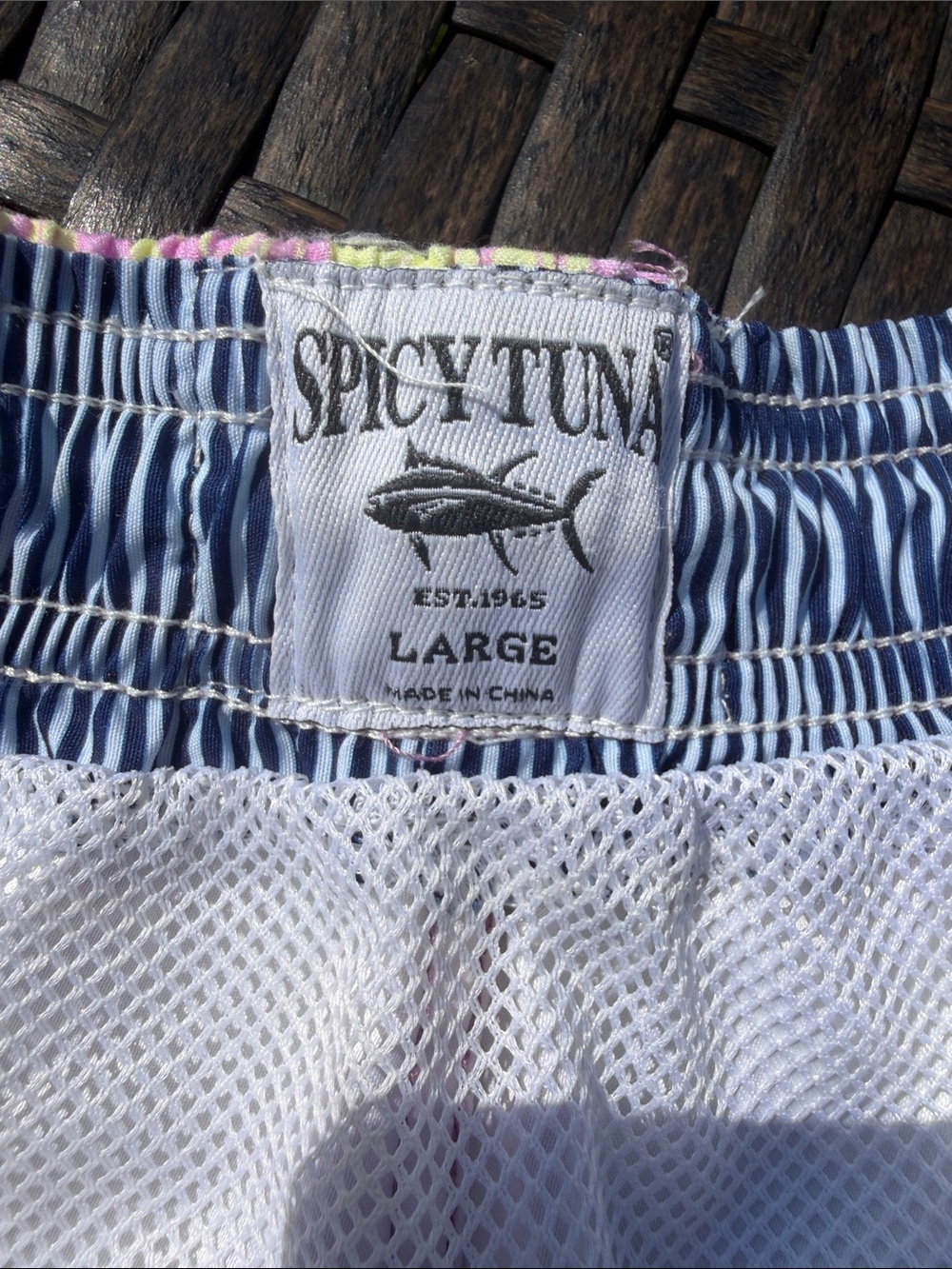 NWOT Spicy Tuna Swim Trunks - Picture 3 of 4
